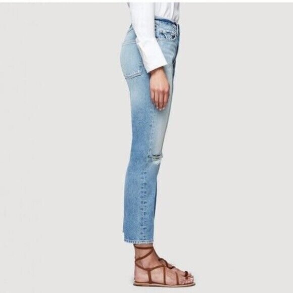 FRAME Rigid Re Release Le Original Taper Jeans Size 27 The Bungalow Button Fly - Picture 12 of 13